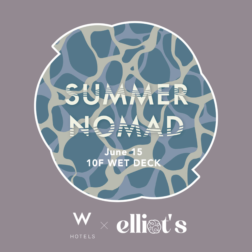 Elliot's x W Taipei Hotel Summer Nomad collaboration