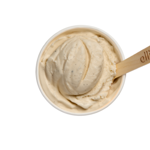 Elliot's twist on classic vanilla ice cream includes double the typical amount of vanilla