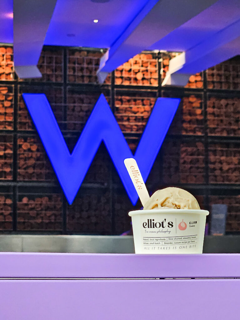 Elliot's red guava ice cream for W Taipei Hotel