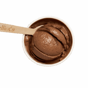Elliot's high protein, low calorie, no sugar added premium chocolate ice cream