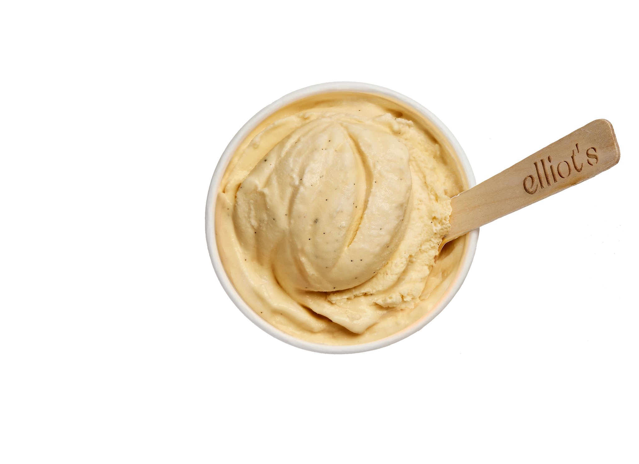 Elliot's high protein, no sugar added, no additives vanilla ice cream