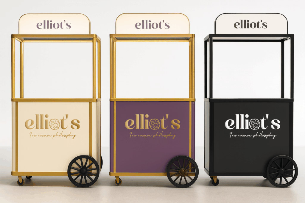 Elliot's ice cream carts