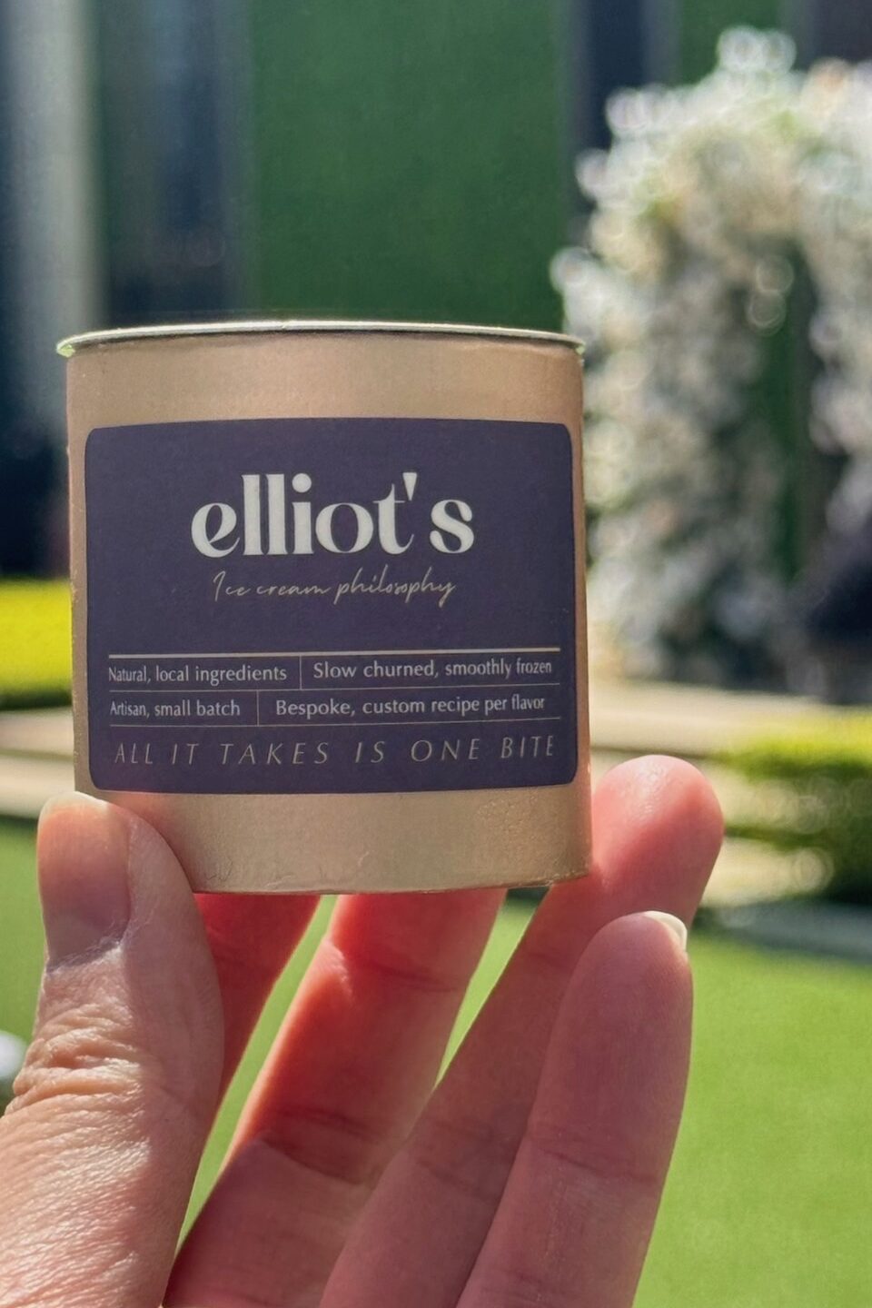 Wedding ice cream cup